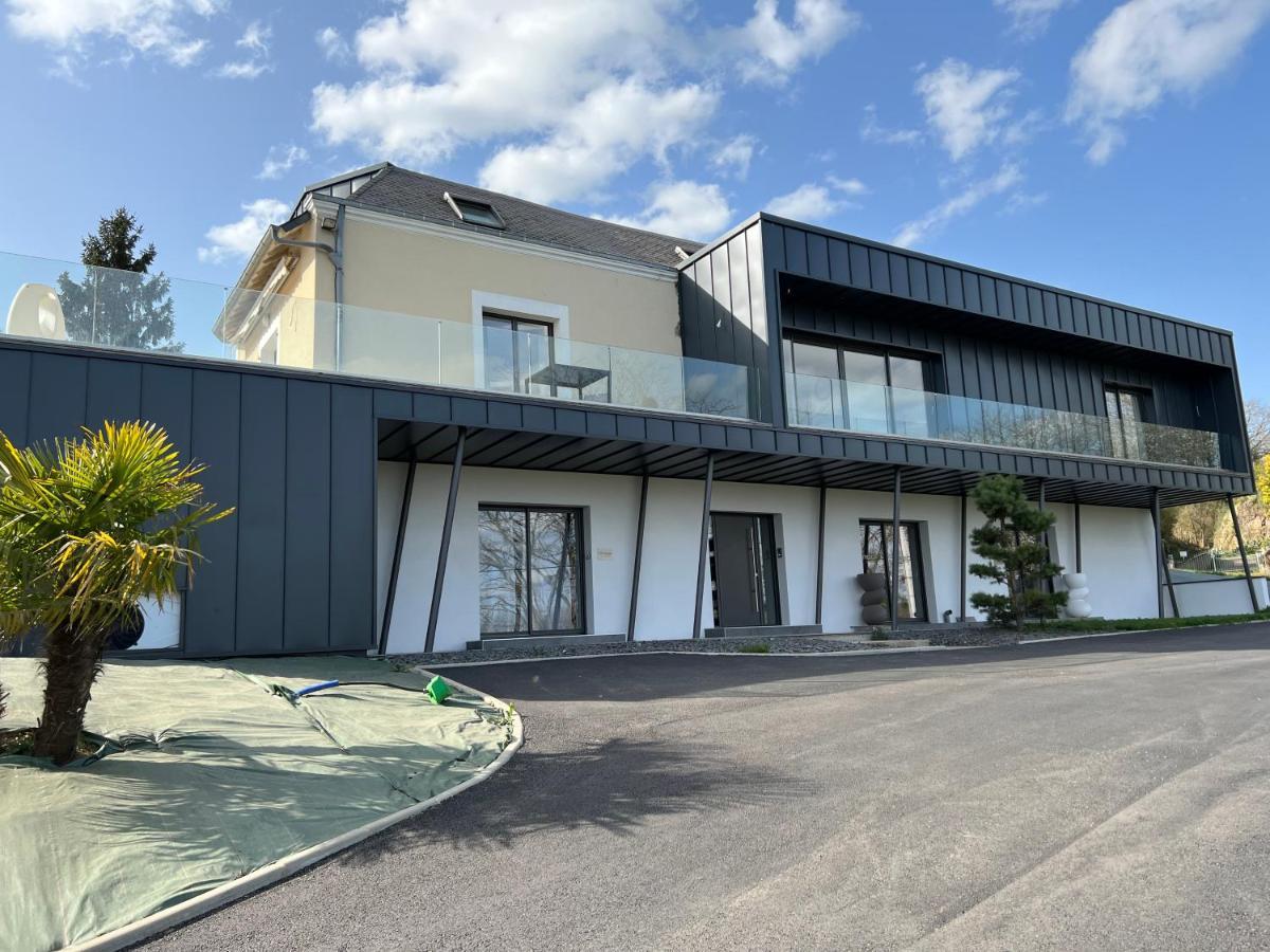 Chambre Privatisee L'Ermitage Vue Sur La Mayenne Chateau-Gontier Luaran gambar